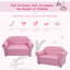 Ruggeri Kids 11.5'' Wood Club Chair Sofa / Sectional and Ottoman