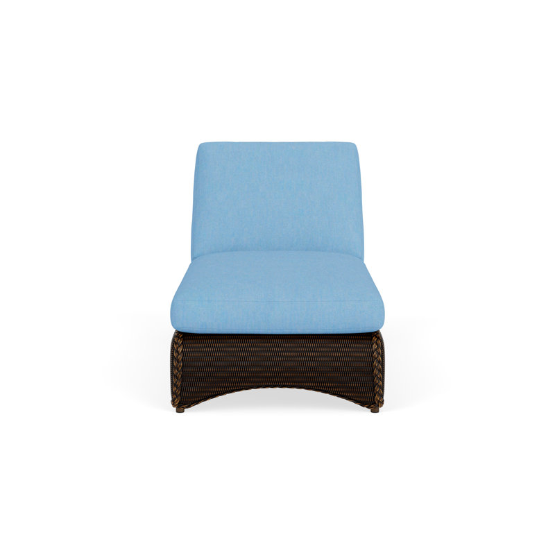 Loom Outdoor Chaise Lounge, Mink, Fife Sahara