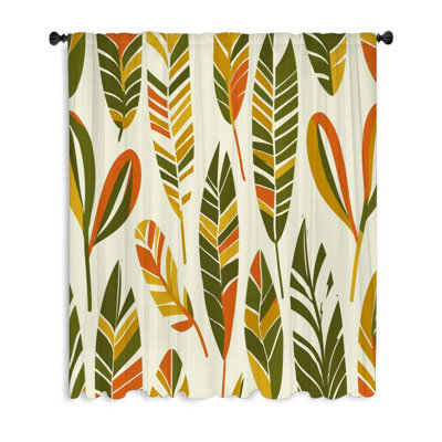 Rideau transparent en polyester Christabella