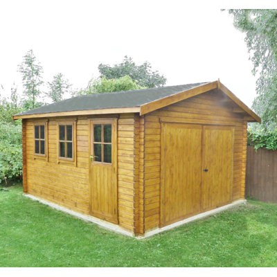 Mailloux 14 x 17 Ft. Tongue and Groove Log Cabin