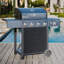 Kenmore 4-Burner Freestanding Open Cart Propane Gas Grill with Side Burner-89555836