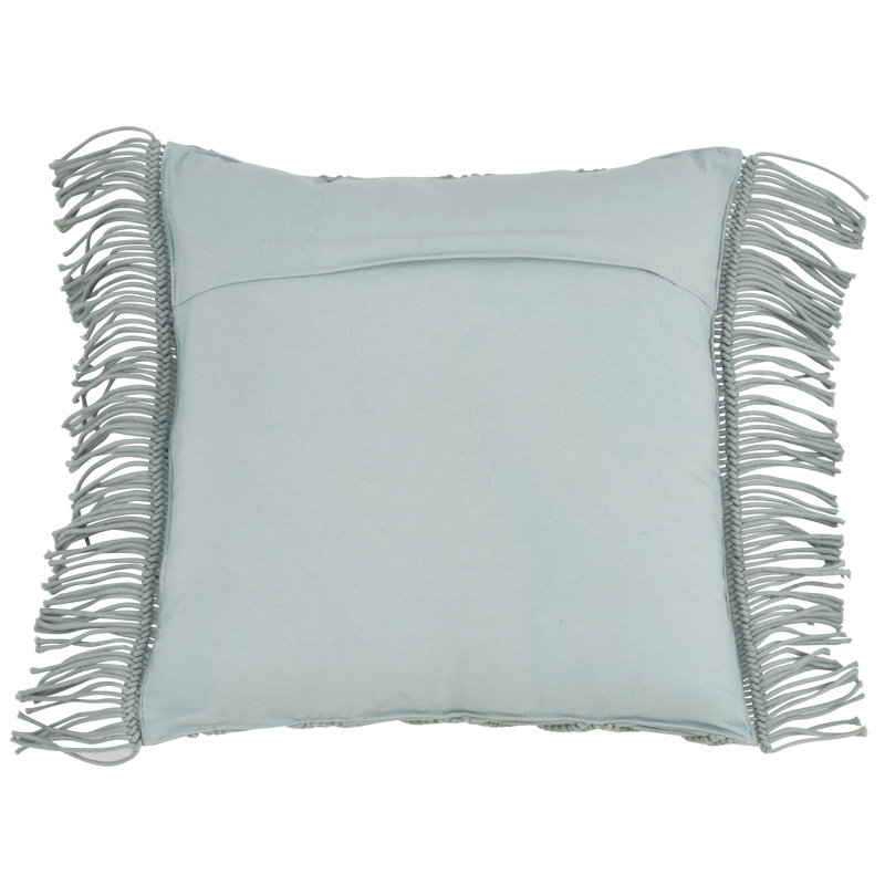 Coussin Macramé, Menthe