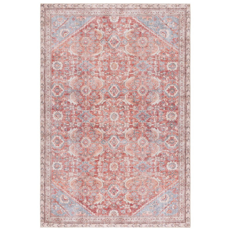 Jurick Performance Machine Washable Oriental Rug, Rectangle 9' x 12'