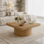 Table basse carrée avec base cylindrique-1941022164