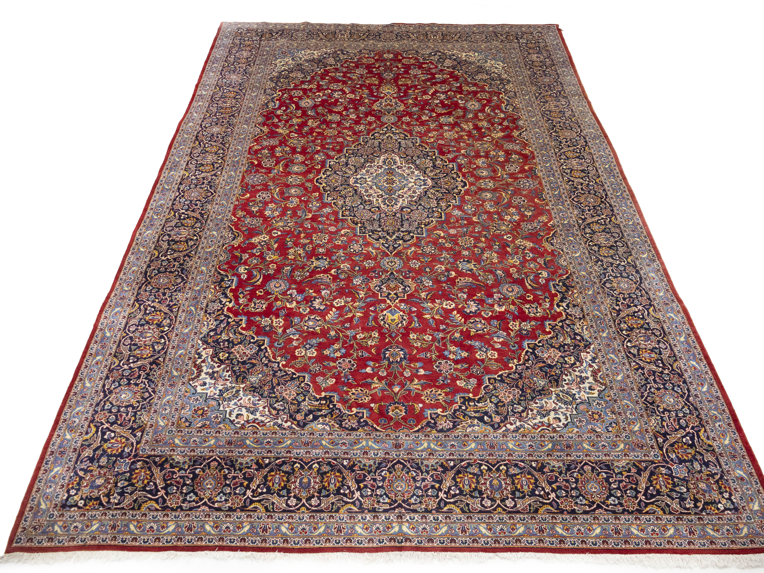 Bungalow Rose Red Semi Antique Traditional Red 10x16 Oriental Rug | Wayfair