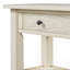 Console rétro avec tiroir et tablettes, parfaite pour le vestibule et le rangement dans le salon-378569885