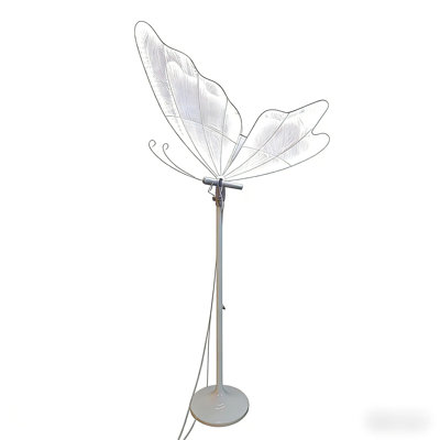 Wedding Butterfly Floor Lamp LED Butterfly Wings Creative Hanging Light Floor Props for Wedding Party