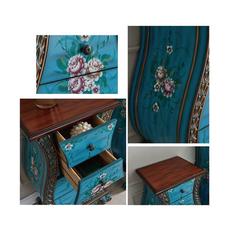 American Country Style Accent Chest