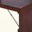 Bureau mural, bureau convertible escamotable, acajou