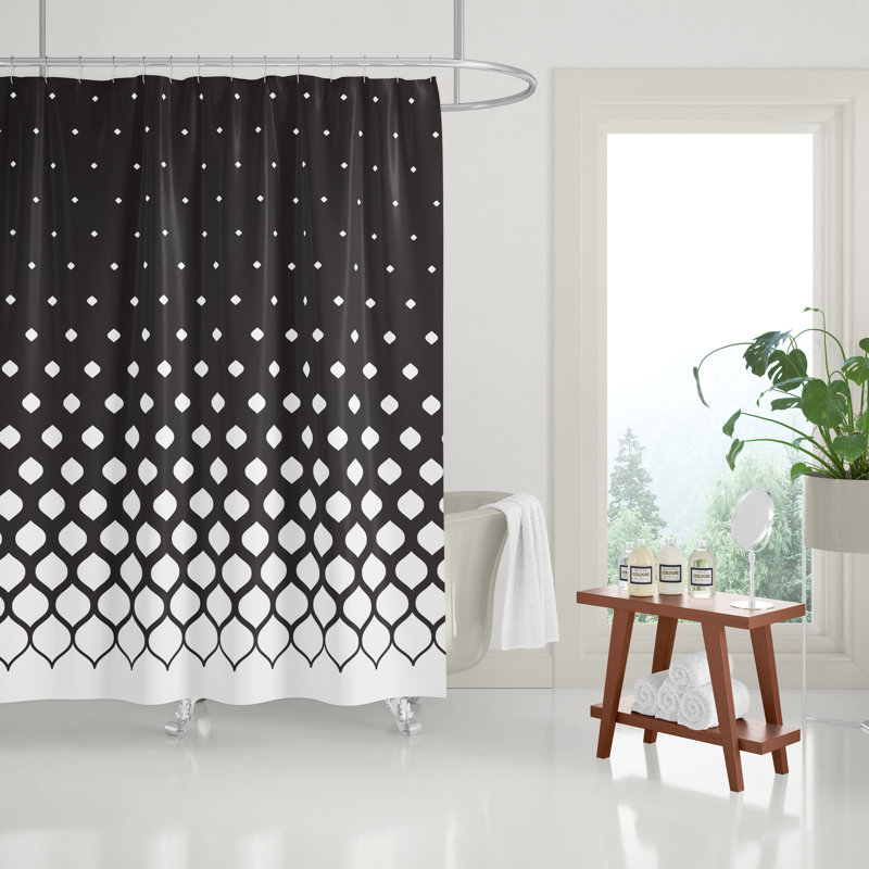 Rideau de douche Averill, Noir