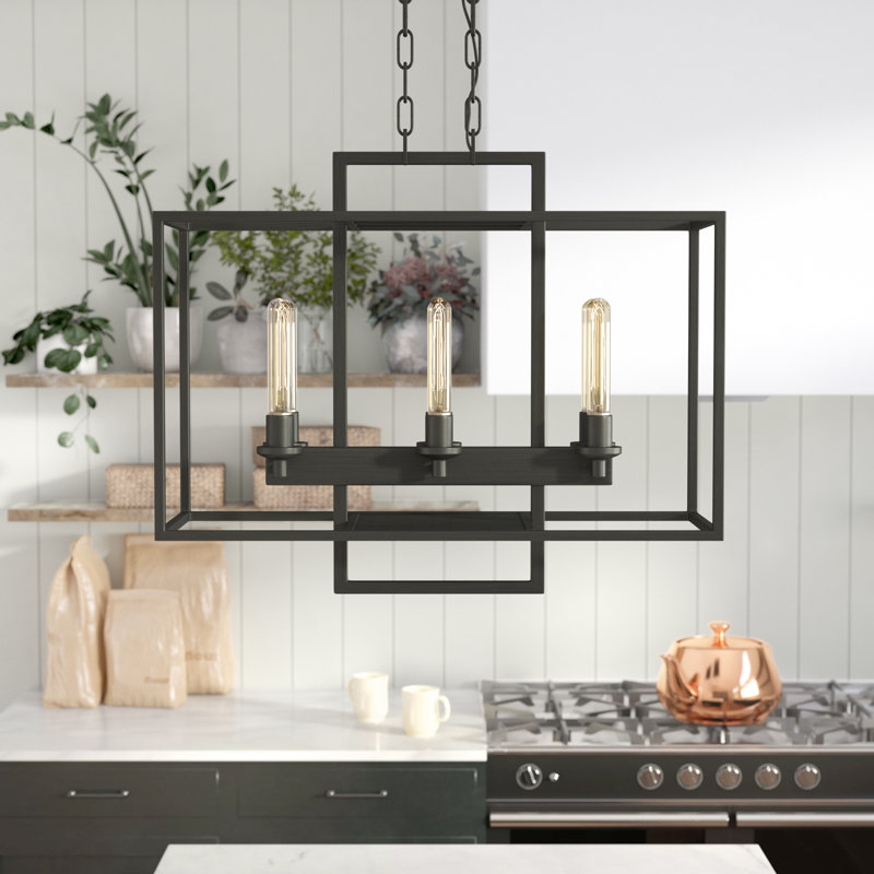 Luminaire suspendu pour îlot de cuisine 6 lumières Mcnemar