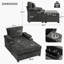 Chaise moderne surdimensionnée avec repose-pieds-744813541