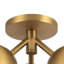 Fosso 13-in Gold Semi-Flush Mount-1534717988