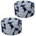 Navy Blue/White Floral