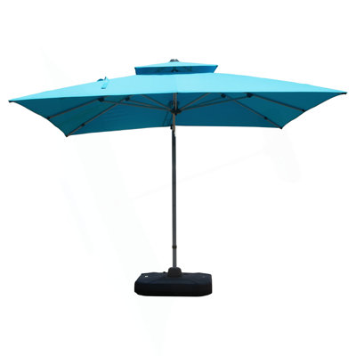 10'X10' Square Cantilever Umbrella With Center Pole (Base Not Included)