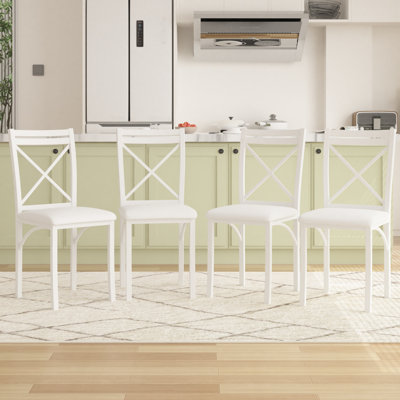 Kasandra Metal Cross Back Side Chair
