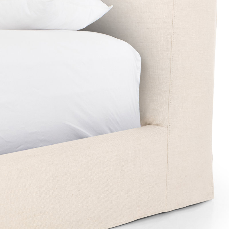 Aidan Upholstered Bed, Brussels Natural, Queen