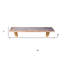 Tablette d'appoint murale 24 "en bois naturel et gris