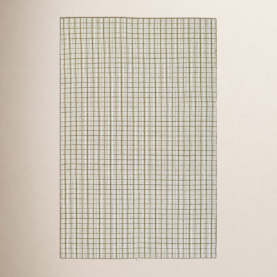 Tapis intérieur / extérieur blanc / vert Malmo