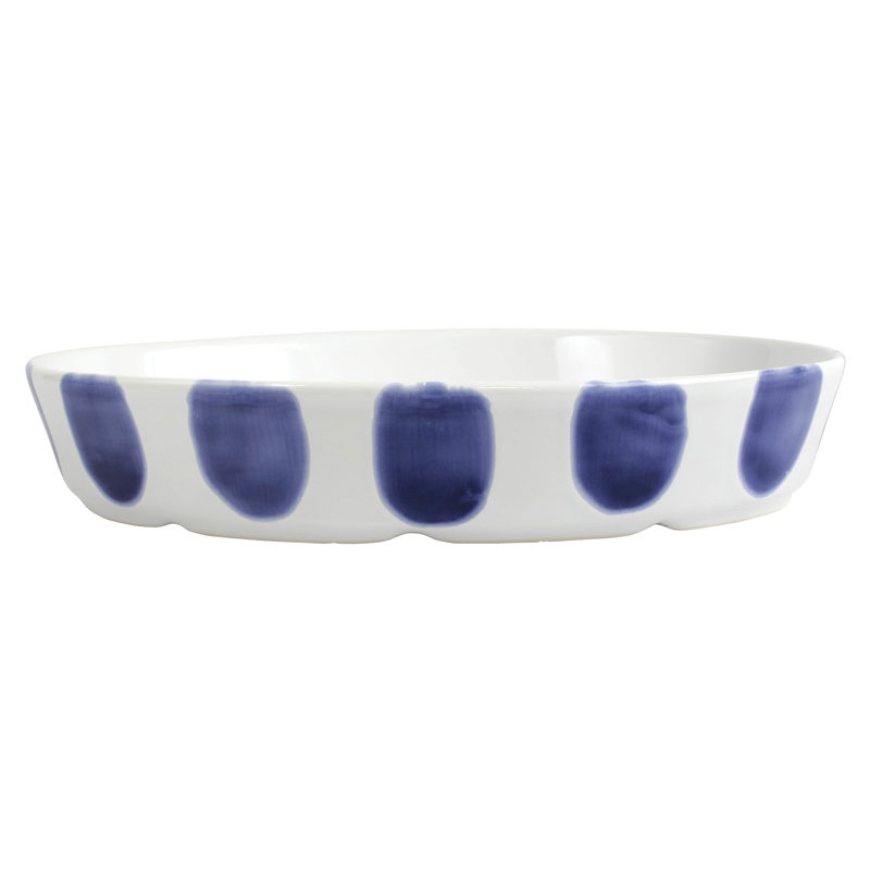 Santorini Oval Ceramic Baker