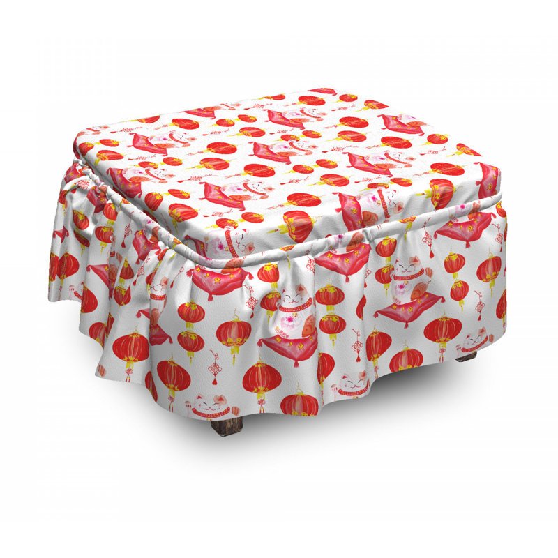 Housse pour repose-pieds pour chat maneki neko