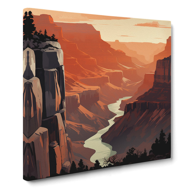Grand Canyon Deco - No Frame Print