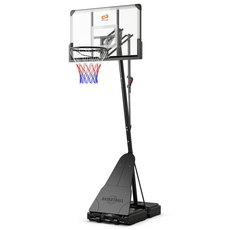 Panier de basketball portatif avec panneau de PC incassable