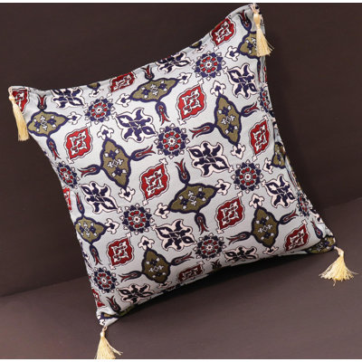 Coussin rectangulaire en chenille