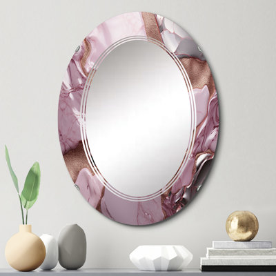 Hallvale - Miroir mural moderne ovale