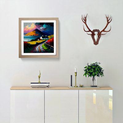 Ireland Palette Knife - Framed Print
