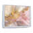 White Floater Framed