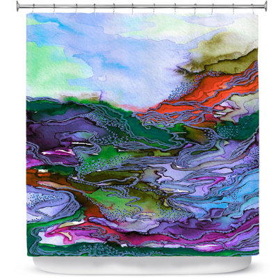 Abstract Shower Curtain