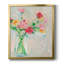 Painterly Soft Bouquet I, toile encadrée de qualité supérieure - prête à être accrochée-784023579-784023580