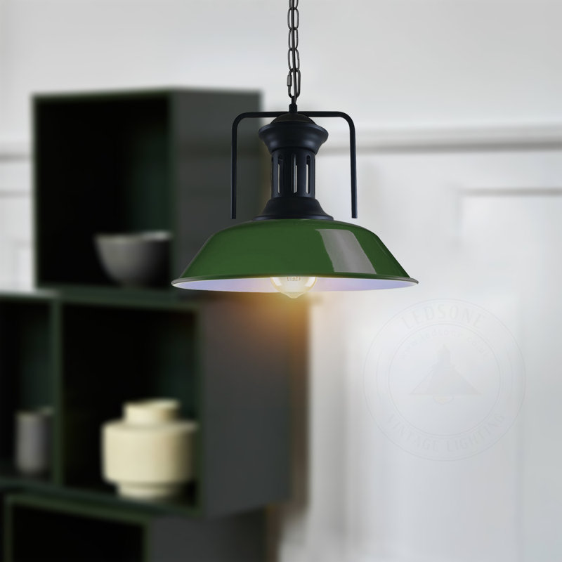 Tom 1 - Light Single Pendant, Green