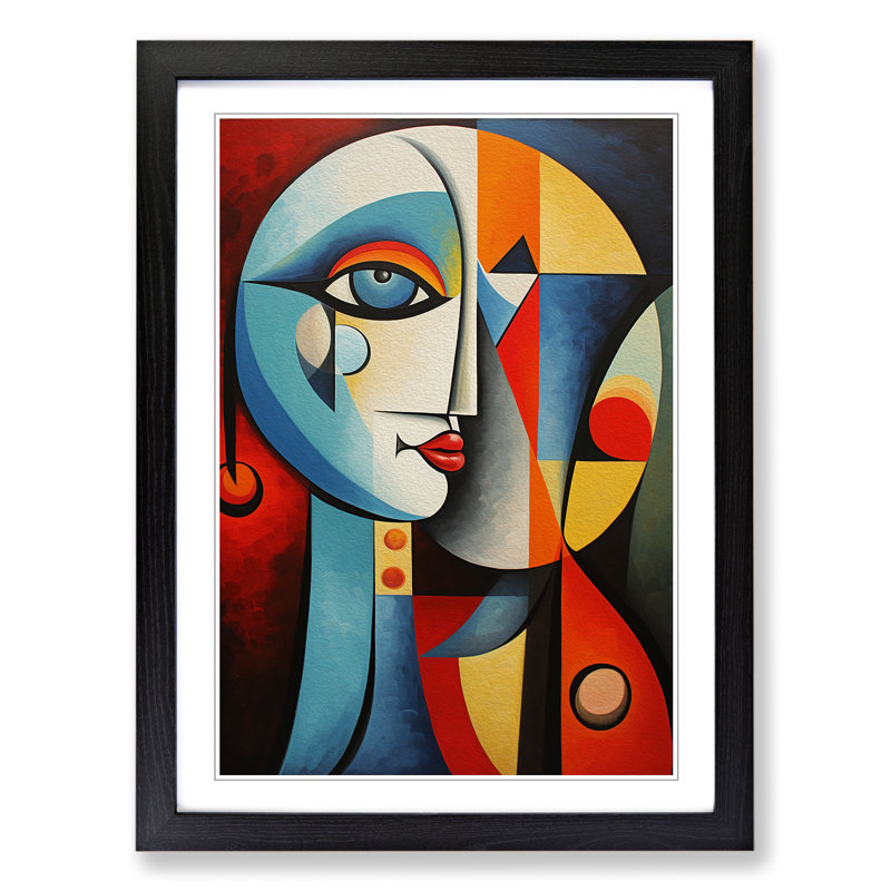 Pablo Picasso No.3 Framed Print, Black Framed, 34cm H x 25cm W x 2cm D