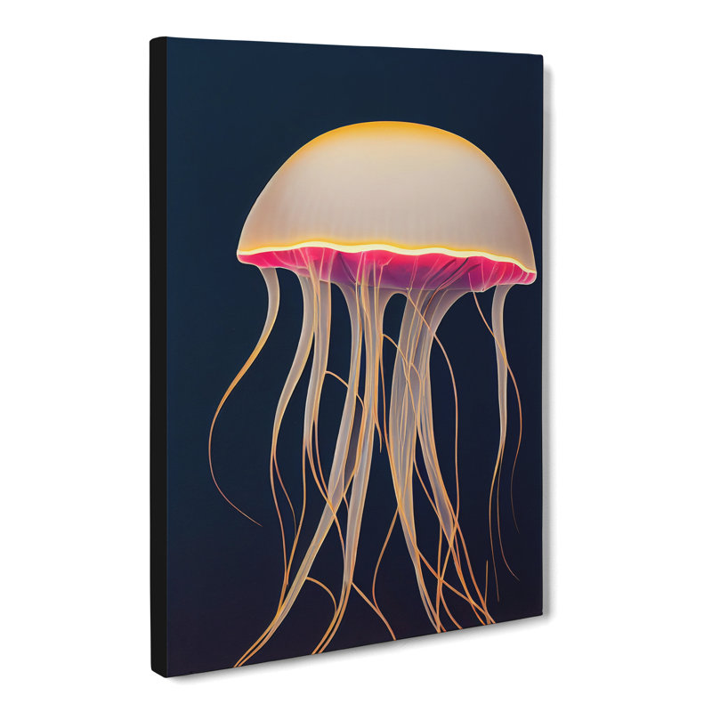Alverez Jellyfish Vol.5 - Wrapped Canvas Print, 50cm H x 35cm W x 3cm D