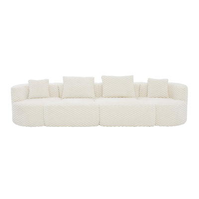 137.8'' Wide Modular Upholstered Sectional
