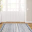 Kivett Ivory/Blue Indoor/Outdoor Washable Area Rug-594646923