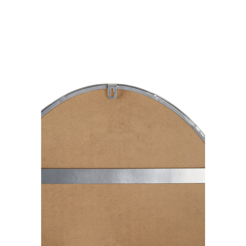 Aguon Flat Wall Mirror, Silver, 100H" x 60W" x 3"D, Oval
