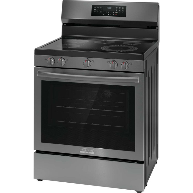 Frigidaire Gallery 30" Rear Control Electric Range with Total Convection, Gray