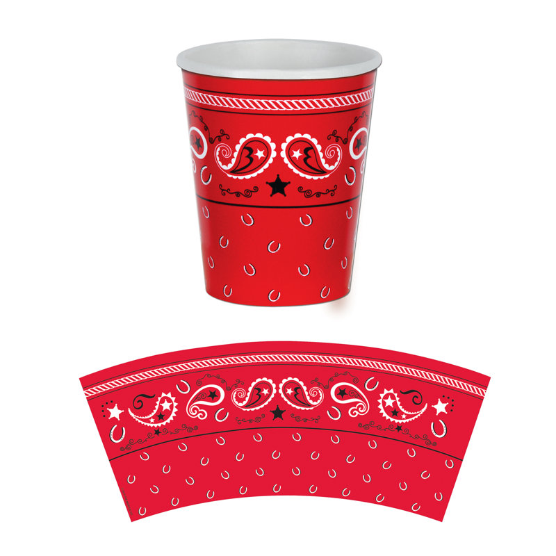 Tasse à papier timeless western