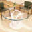 Tempered Glass Table Top 39.3 Inch Round, 3/8 Thickness, Five Times Stronger Than Normal, Smooth Edges For Protection Round Thick Table, Strong And Stable, Safe Edge Design Everyday Use-1273649944-1273649940