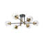 Glass Bubble Sputnik Semi Flush Chandelier -1475392958