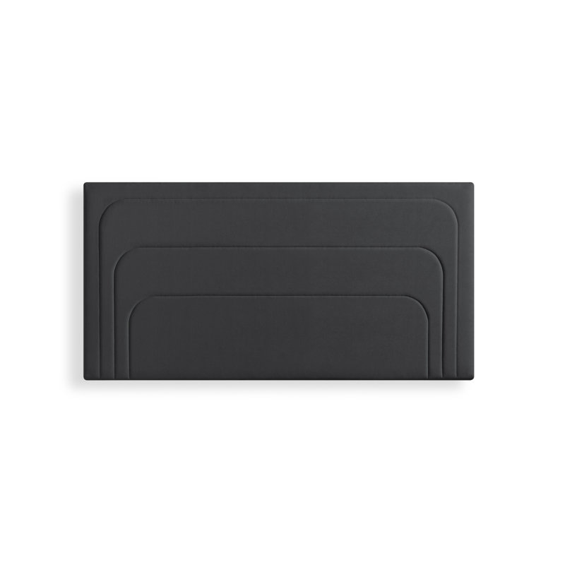 Upholstered Headboard, Small Double (4'), Black