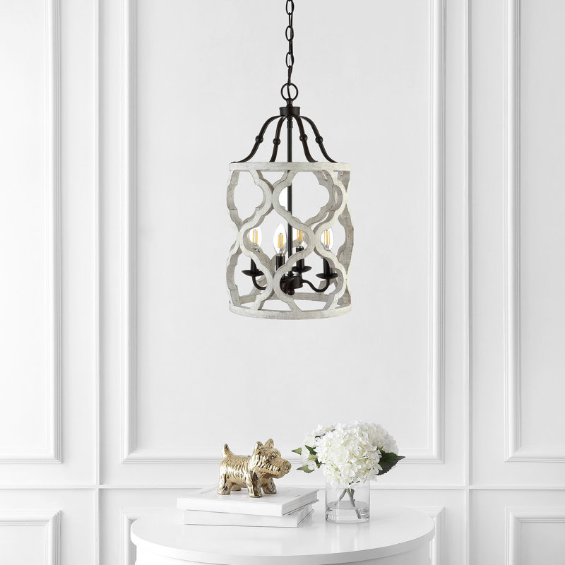 Luminaire suspendu cylindrique 4 lumières
