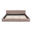 Structure de lit tapissier très grand californien avec tissu épais, lit plateforme grand format en chenille avec tête de lit et structure solide. Aucun sommier tapissier requis (90,5 po x 80,5 po x 31 po)-999686820-999686831