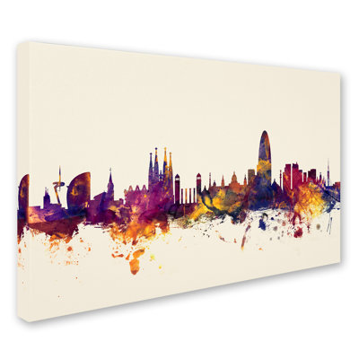 " Barcelona Spain Skyline "
