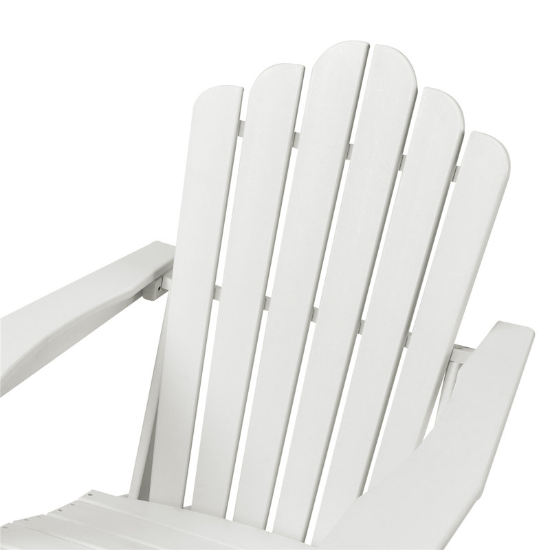 Frankie Outdoor Adirondack Chair, White