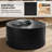 Jadida Gabriela Modern 27.8"W Fully Assembled Swivel-Top Fluted Round Coffee Table With Dual Rotating Surfaces-1672188026