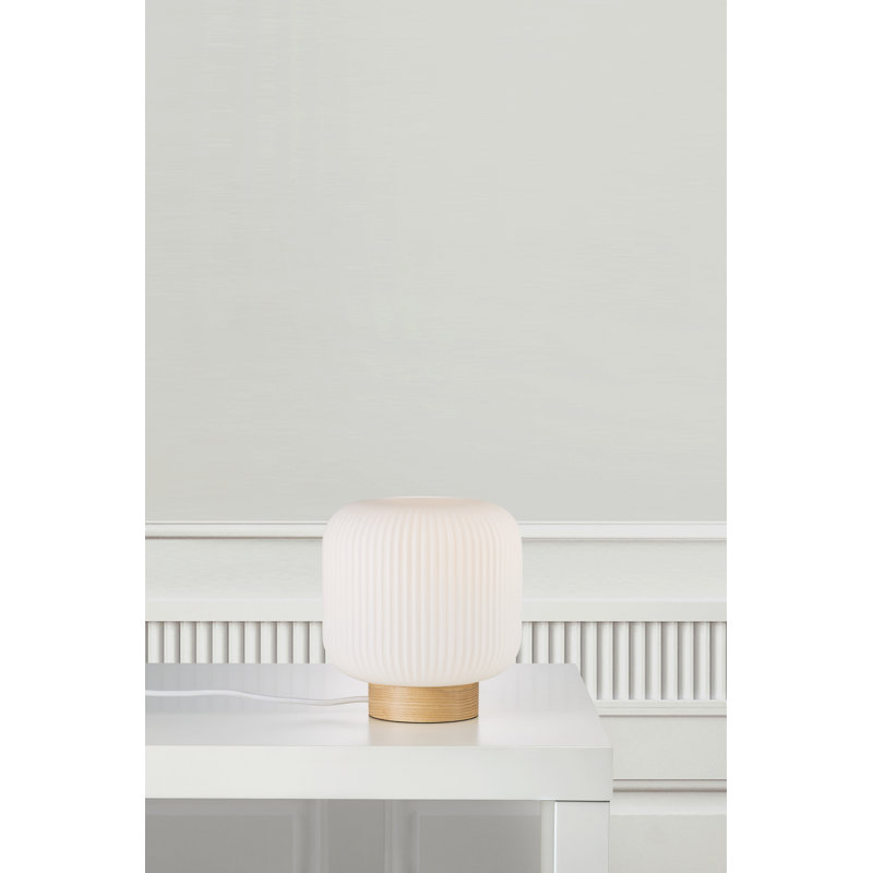 Wood Globe Lamp